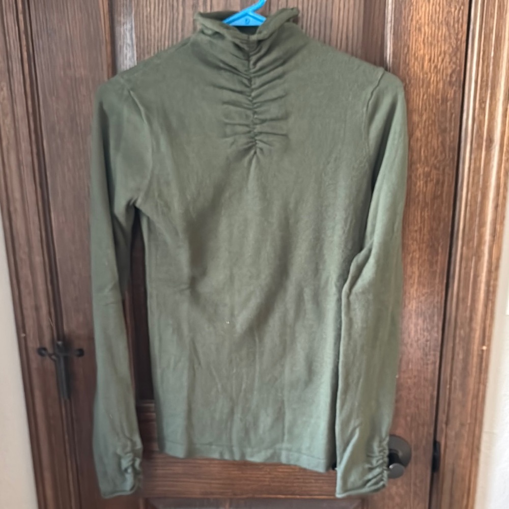 Hem & Thread Olive Long Sleeve Top